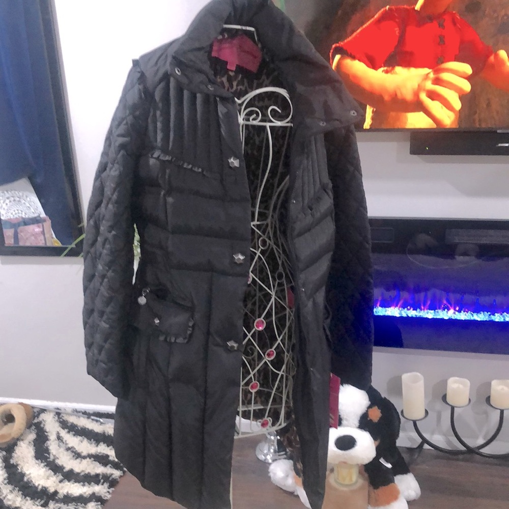 Betsy Johnson black puffer
